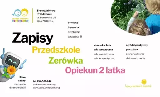Zdjęcie do Słonecznikowe Przedszkole w Ustce - Zapisy na rok szkolny 2025/2026