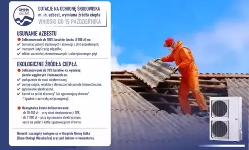 Zdjęcie do Dotacje na ochronę środowiska w Gminie Ustka