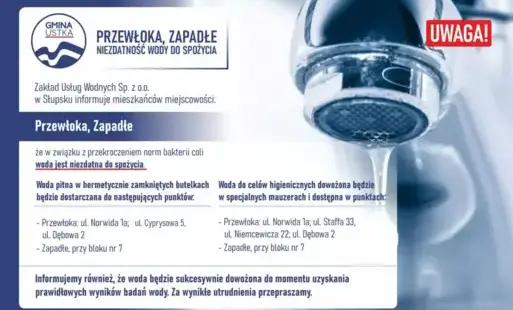 Zdjęcie do Uwaga mieszkańcy Przewłoki i Zapadłe