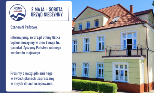 Zdjęcie do 2 maja &ndash; Urząd Gminy Ustka nieczynny