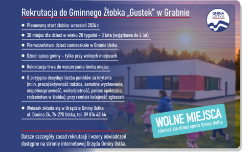 Zdjęcie do Gminny Żłobek &bdquo;Gustek&rdquo; w Grabnie &ndash; trwa nab&oacute;r