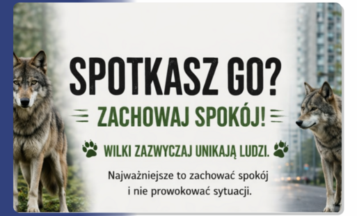 Zdjęcie do &nbsp;Co zrobić, gdy spotkasz wilka?