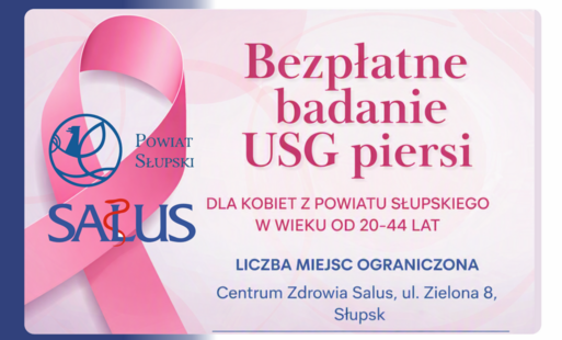 Zdjęcie do Bezpłatne badania USG piersi dla mieszkanek Powiatu Słupskiego