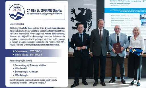 Zdjęcie do Ponad 2,1 mln zł dofinansowania na termomodernizację gminnych obiekt&oacute;w