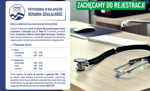 Zdjęcie do &nbsp;Przychodnia w Bałamątku wznawia działalność